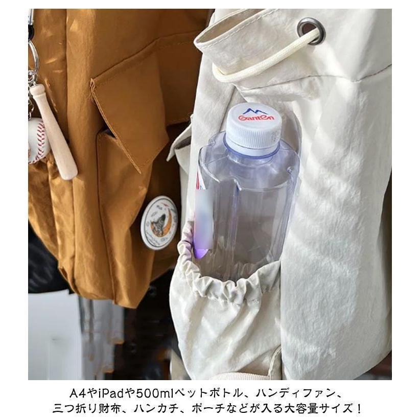 2way リュック ショルダー 2wayバッグ レディース ショルダーバッグ ナイロン 巾着バッグ トート 肩掛け 肩掛けバッグ 通学バッグ ポケット | ブランド登録なし | 16