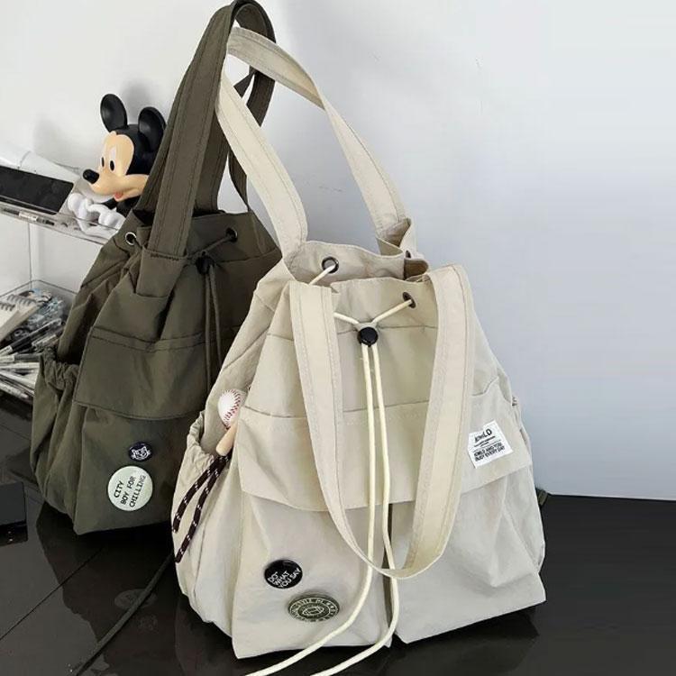 2way リュック ショルダー 2wayバッグ レディース ショルダーバッグ ナイロン 巾着バッグ トート 肩掛け 肩掛けバッグ 通学バッグ ポケット | ブランド登録なし | 02
