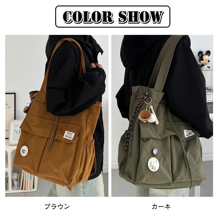 2way リュック ショルダー 2wayバッグ レディース ショルダーバッグ ナイロン 巾着バッグ トート 肩掛け 肩掛けバッグ 通学バッグ ポケット | ブランド登録なし | 06