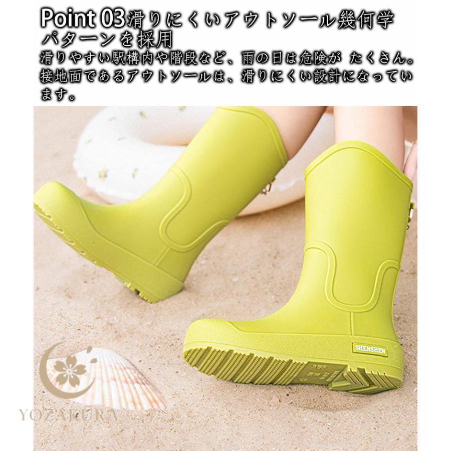 レインブーツ 長靴 ロング ブーツ レディース レインシューズ 梅雨対策 アウトドア キャンプ 農作業 ロングレインブーツ 長ぐつ 作業靴 歩きやすい | ブランド登録なし | 07