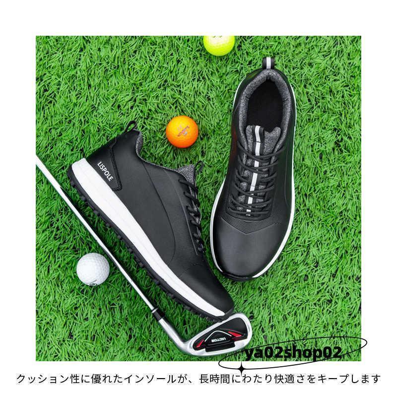 ゴルフシューズ メンズ ゴルフ スニーカー 兼用 ゴルフ シューズ 靴 軽量 軽い スパイクレスシューズ ゴルフ靴 大きいサイズ 3E 幅広い ダイヤ | ブランド登録なし | 08