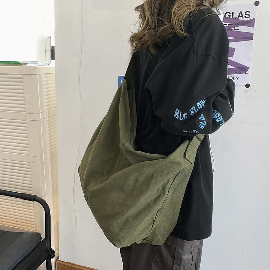 ニュースペーパーバッグ 大容量 A４ 大きめ トートバッグ ショルダーバッグ 材帆 レディース メンズ 通勤 通学 レジャー | ブランド登録なし | 02