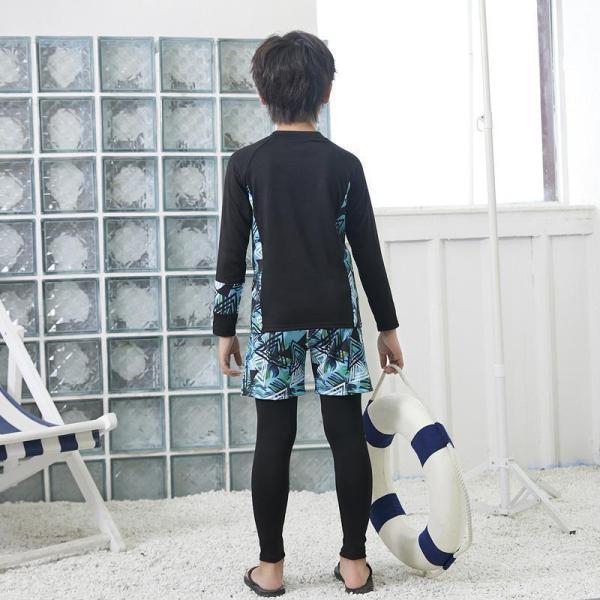 キッズ 水着 男の子女の子 こども 子供用 3点セット ダイビングスーツ ジュニア 水着 長袖 ラッシュガード レギンス ガールズ スイムウェア | ブランド登録なし | 05