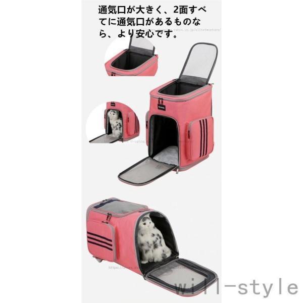 猫用キャリーバッグ リュック ペットキャリー　バッグ　小型犬用 折り畳み 通気 大容量 リュックサック リュックバッグ 8kg耐荷 通院 避難用 | ブランド登録なし | 12