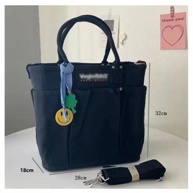 帆布 大容量 トートバッグ キャンバス 2way メンズ 大きめ a4 おしゃれ カジュアル シンプル 無地 横長 布 キャンバスバッグ トート 横型 | ブランド登録なし | 15