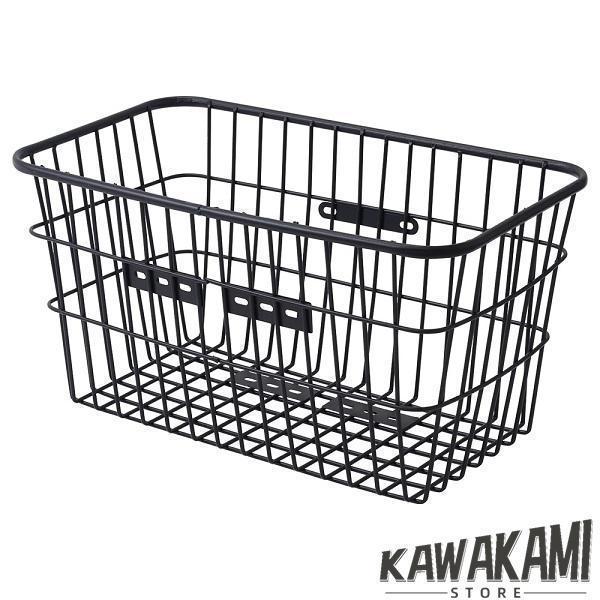 自転車カゴ 大きい 取り付け簡単 前かご 前カゴ 自転車バスケット 自転車用 フロントバスケット ママチャリ かご 後付け自転車カゴ ワイドサイズ | ブランド登録なし | 01