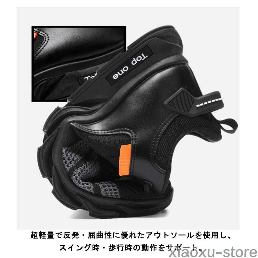 通気性 メンズ スパイクレス おしゃれ メッシュ 運動靴 ゴルフシューズ スニーカー シューズ 軽量 歩きやすい 疲れにくい カジュアル ランニングシ | ブランド登録なし | 08