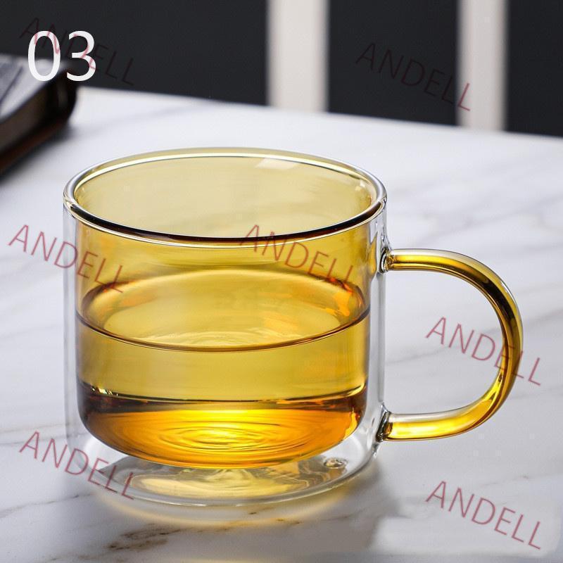 コーヒーカップ 二重構造 ガラス カップ ダブルウォール 耐熱ガラス グラス マグカップ 二重ガラス 可愛い 熱くない 結婚 新築お祝い プレゼント | ブランド登録なし | 12