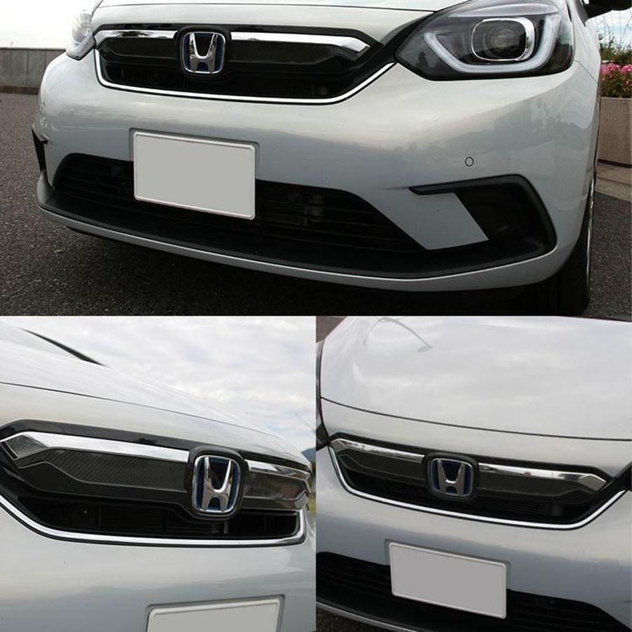 ホンダ フィット GR系 パーツ フロントグリルガーニッシュ 1P カーボン アクセサリー エクステリア エアロ 外装 HONDA FIT GR | ブランド登録なし | 10