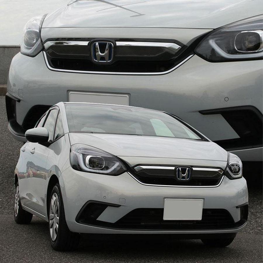 ホンダ フィット GR系 パーツ フロントグリルガーニッシュ 1P カーボン アクセサリー エクステリア エアロ 外装 HONDA FIT GR | ブランド登録なし | 08