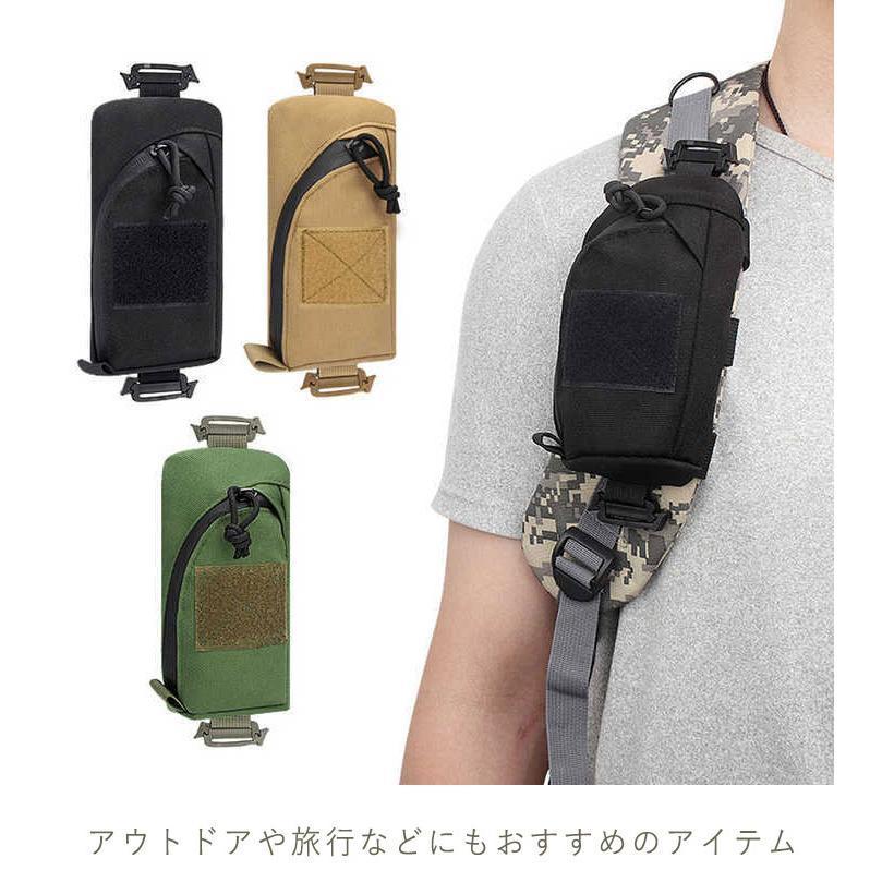 スマホポーチ リュックポーチ ベルトポーチ リュック用 レディース メンズ ポーチ 小物入れ 収納 財布 アウトドア 登山 スマホケース スマートフォ | ブランド登録なし | 09