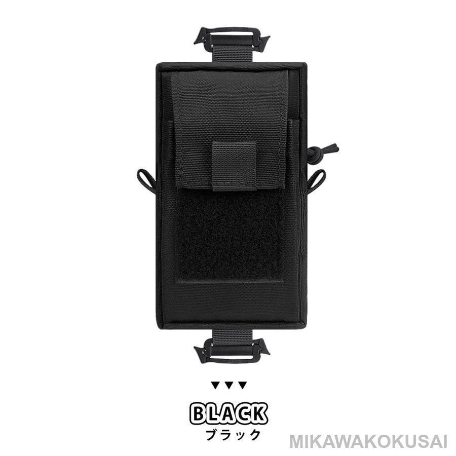 スマホポーチ リュック メンズ スマホ用 ポーチ スマホ 取り付け 登山 アウトドア 釣り 小物入れ 自転車 バイク 軽量 撥水 | ブランド登録なし | 01