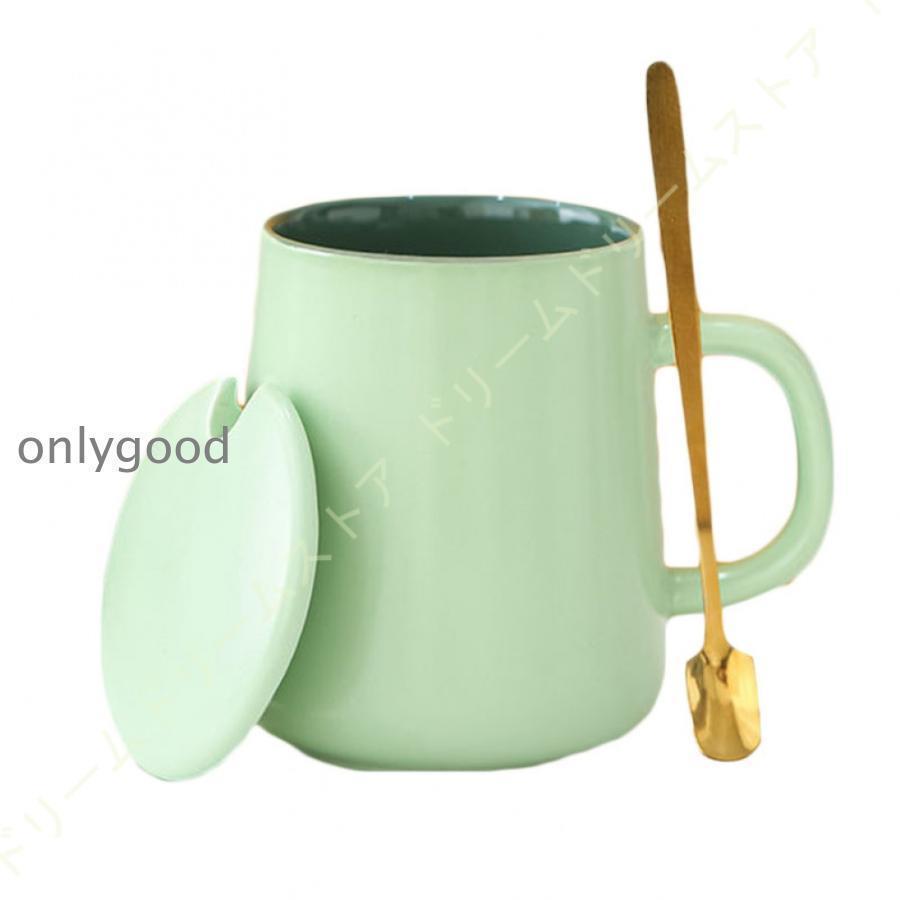 マグカップ 大きめ 蓋付き 陶器 シンプル マグ コーヒーカップ ティーカップ おしゃれ 北欧 フタ付 大容量 陶器 新生活 誕生日 450ml |  | 14