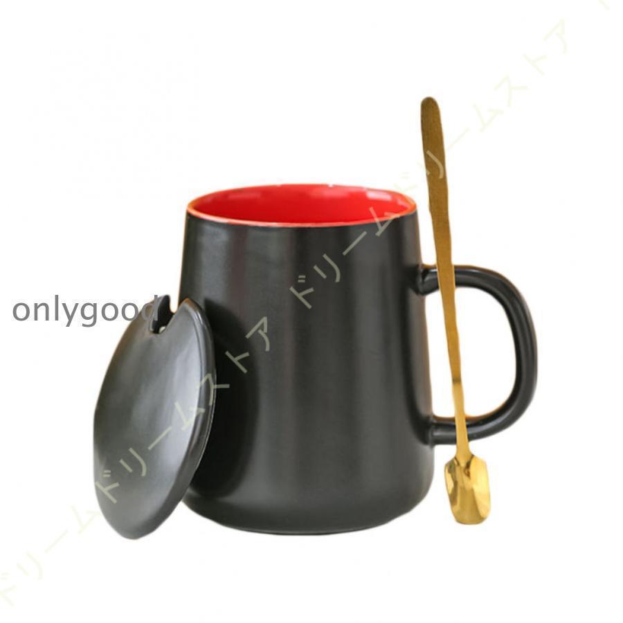 マグカップ 大きめ 蓋付き 陶器 シンプル マグ コーヒーカップ ティーカップ おしゃれ 北欧 フタ付 大容量 陶器 新生活 誕生日 450ml |  | 18