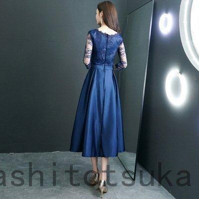 パーティードレス 結婚式 服装 ドレス ワンピース 20代 10代 40代 30代 nakフォーマルドレス 50代 女性 冬 赤 お呼ばれ 母親 親族 | ブランド登録なし | 06