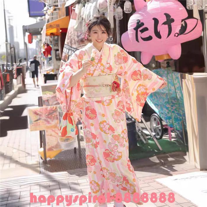 浴衣 セット 花柄 浴衣 高校生 浴衣 レディース ゆかた 女性 浴衣 ワンピース 女性 浴衣 花火大会 作り帯 帯飾り 髪飾り 夏祭り 盆踊り 温泉 | 