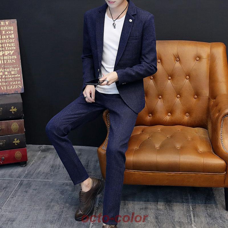 カジュアルスーツ 上下2点セット メンズ Men's suits セットアップ ストレッチ 上下 40代 50代テーラード ジャケット | ブランド登録なし | 11