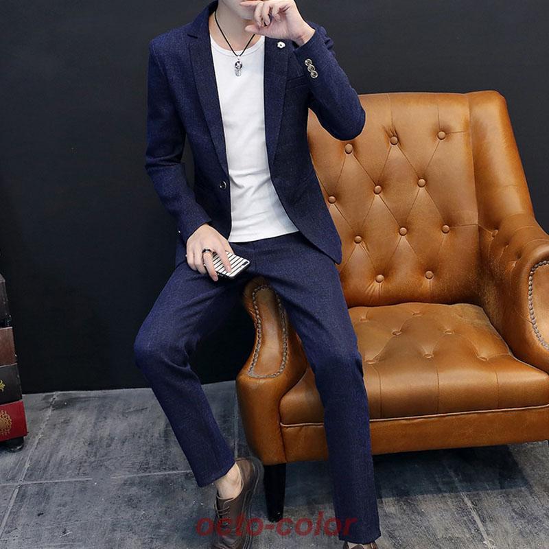 カジュアルスーツ 上下2点セット メンズ Men's suits セットアップ ストレッチ 上下 40代 50代テーラード ジャケット | ブランド登録なし | 09