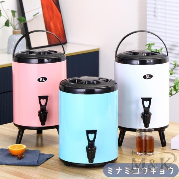 お茶 大容量 ステンレス 10L 6L ドリンクサーバー ハンドル付き ウォーターサ ピッチャー ドリンク 保温 真空 保冷 花見 | ブランド登録なし | 02
