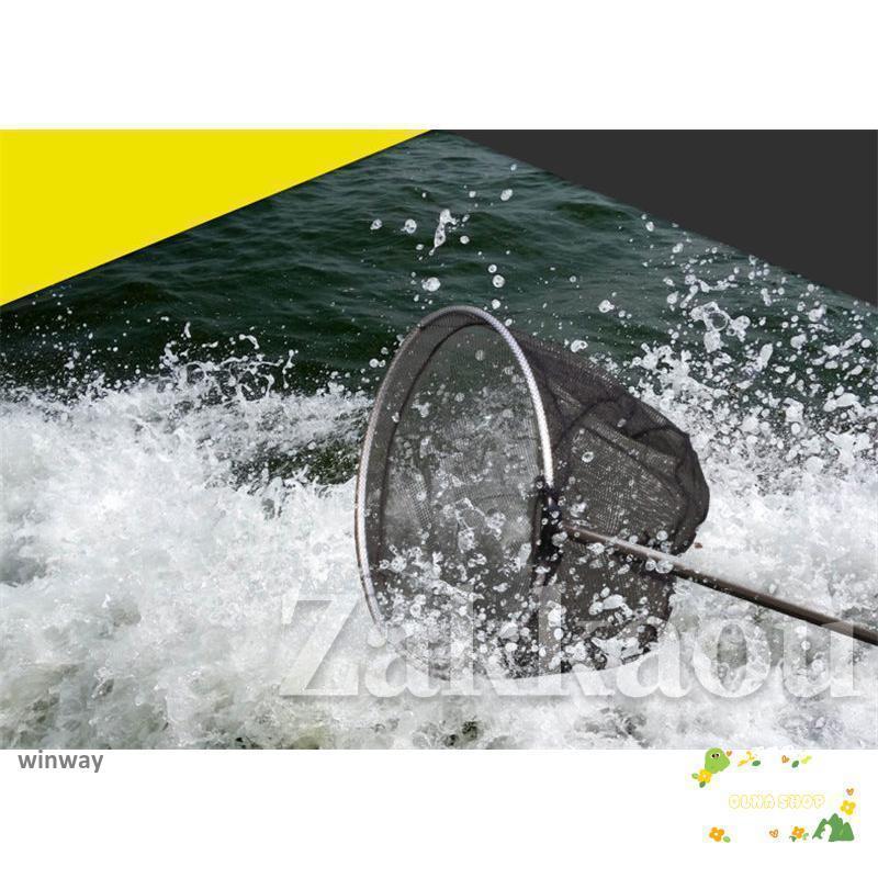 ランディングネット 玉網 タモ網 たも網 ラバー 渓流 大型 青物 釣り具 2.5m すくい網 淡水海水適用 調節可能 漁具 軽量 簡単 フィッシング | ブランド登録なし | 03