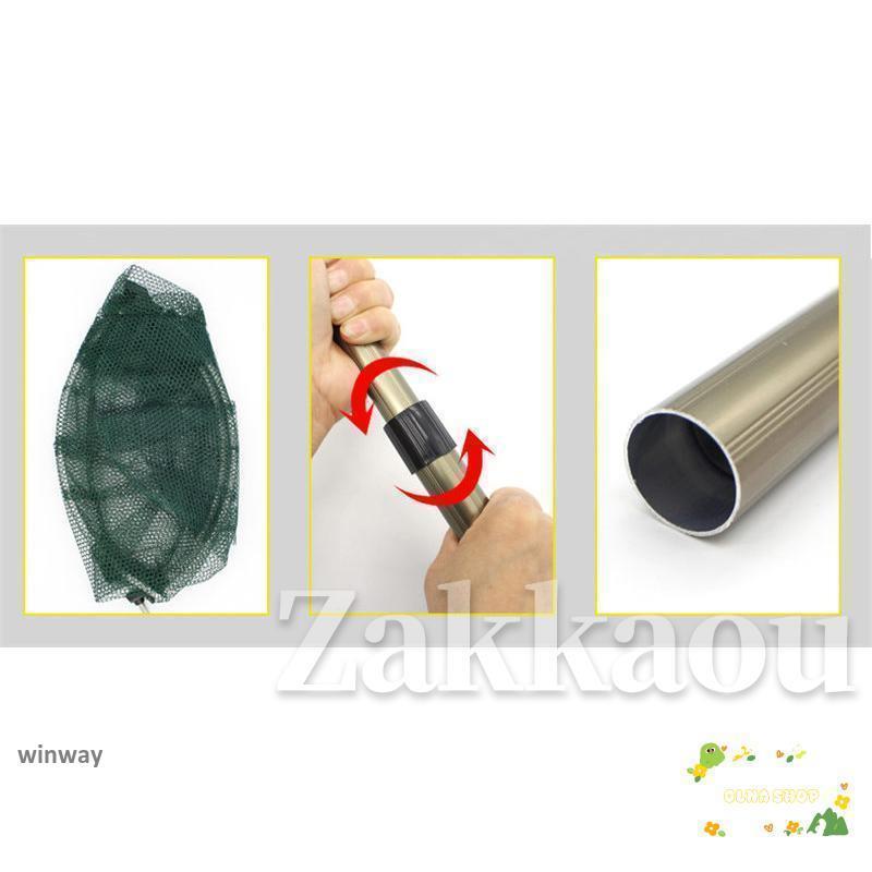 ランディングネット 玉網 タモ網 たも網 ラバー 渓流 大型 青物 釣り具 2.5m すくい網 淡水海水適用 調節可能 漁具 軽量 簡単 フィッシング | ブランド登録なし | 06