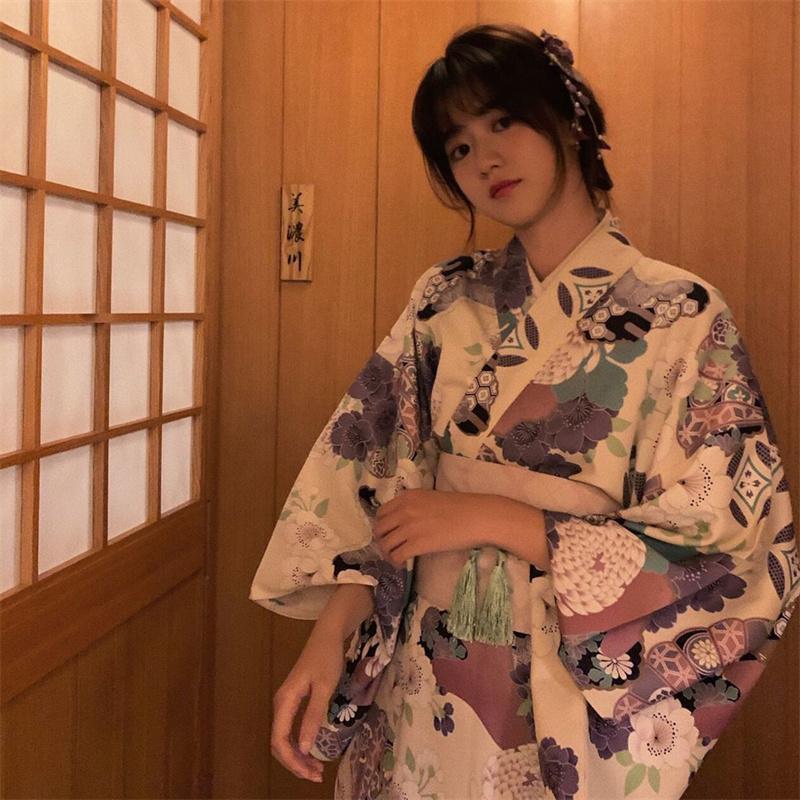 浴衣 セット レディース 20代 30代 40代 浴衣セット 3点セット Fサイズ ゆかた 2022 レディース浴衣 平帯 女性用浴衣 婦人 レトロ | ブランド登録なし | 09