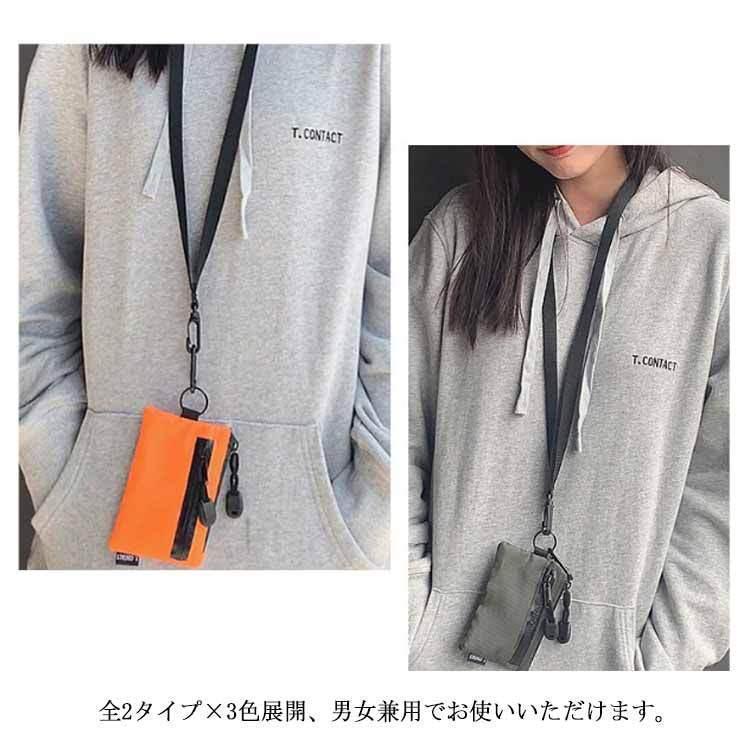 財布 首掛け ミニ財布 おしゃれ コンパクト 小銭入れ ショルダーウォレット ネックウォレット 札入れ 極薄 さいふ アウトドア フェス | ブランド登録なし | 08