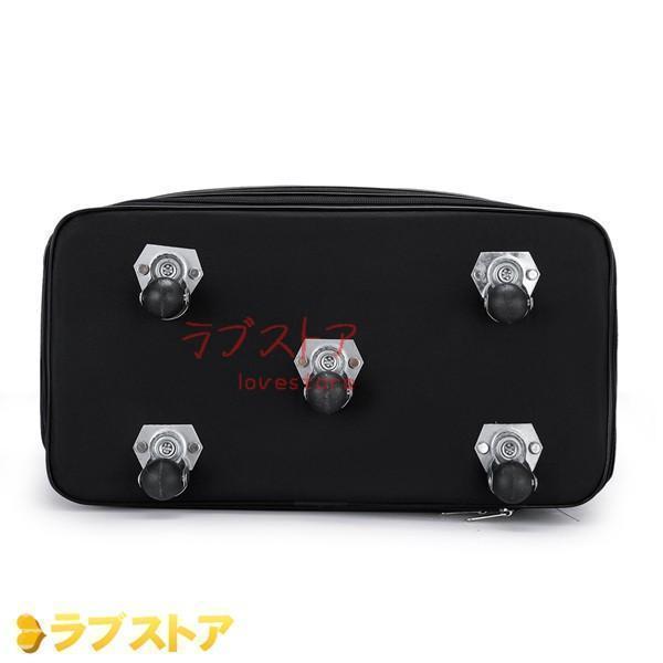 ボストンキャリーバッグキャスター付きトラベルバッグ2way機内持ち込みナイロン騒音軽減収納可能耐摩耗折りたたみブラック | ブランド登録なし | 03