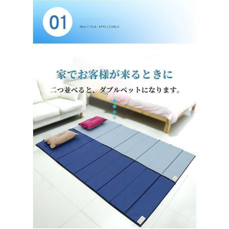 キャンプ マット 折りたたみ マットレス シングル 190cm×70cm 厚手 クッションマット 折り畳み 軽量 キャンプマット | ブランド登録なし | 06