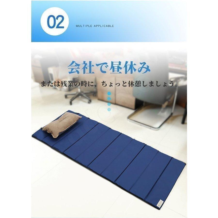 キャンプ マット 折りたたみ マットレス シングル 190cm×70cm 厚手 クッションマット 折り畳み 軽量 キャンプマット | ブランド登録なし | 07