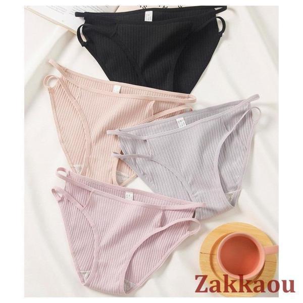 紐パン 紐ショーツ ヒモパン パンツ パンティー 単品 レディース インナー 女性下着 ランジェリー リブ 単色 ソリッドカラー S 快適な着け心地 通気性 | ブランド登録なし | 10