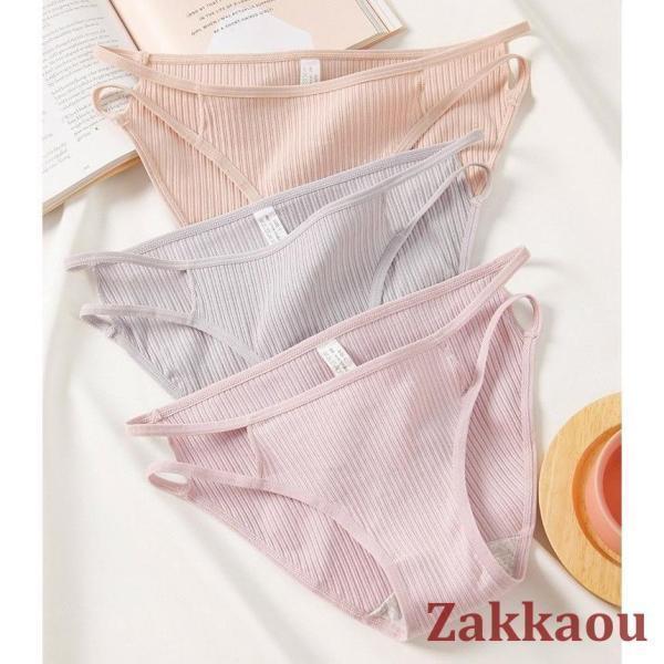 紐パン 紐ショーツ ヒモパン パンツ パンティー 単品 レディース インナー 女性下着 ランジェリー リブ 単色 ソリッドカラー S 快適な着け心地 通気性 | ブランド登録なし | 09