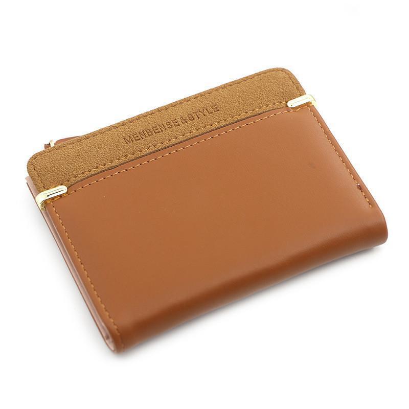 財布 ミニ財布 レディース 二つ折り財布 くすみカラー ウォレット 無地 カード入れ 小銭入れ おしゃれ 軽量 シンプル ギフト 可愛い 贈り物 学生 | ブランド登録なし | 07