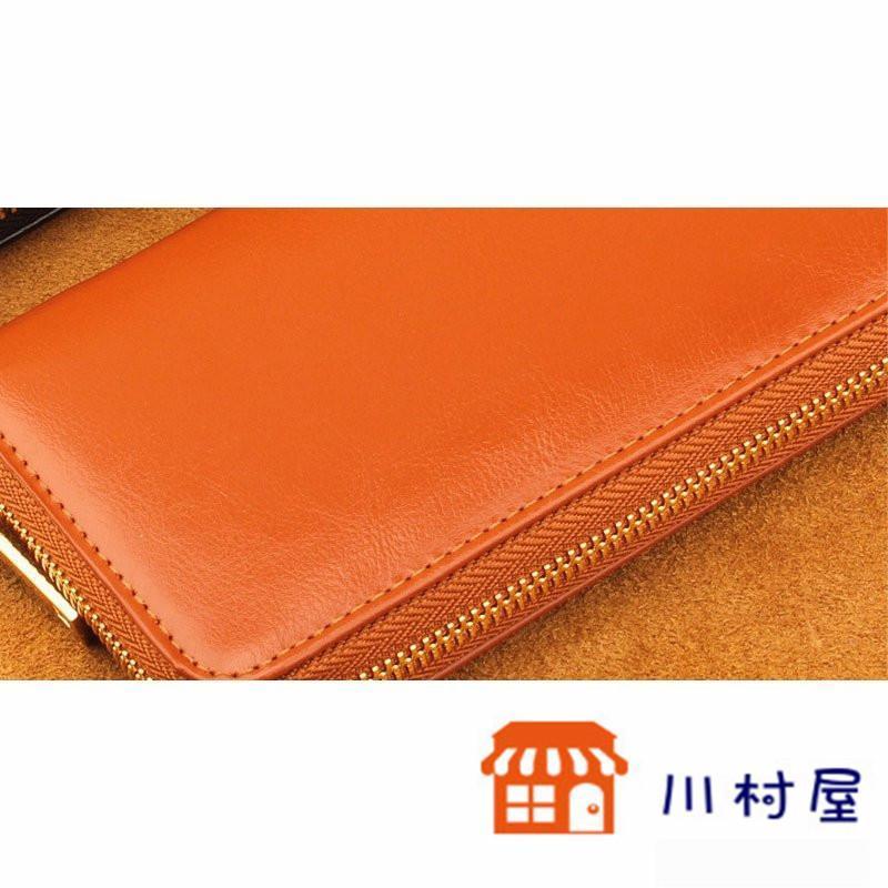 長財布 メンズ ロングウォレット 財布 レディース 牛革 大容量 軽量 ダブルファスナー シンプル 無地 ギフト ビジネス 高級感 父の日 学生 | ブランド登録なし | 03