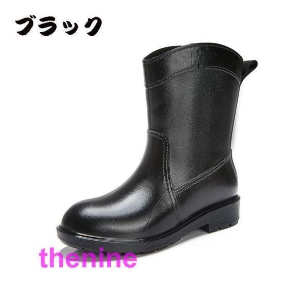 レインブーツ レディース 女性用 柔らかい 長靴 防水 撥水 軽量 軽い ロング かわいい | ブランド登録なし | 05