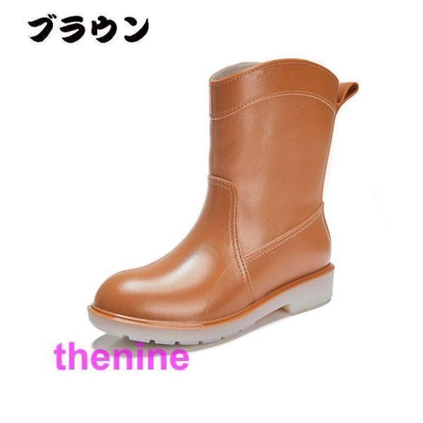 レインブーツ レディース 女性用 柔らかい 長靴 防水 撥水 軽量 軽い ロング かわいい | ブランド登録なし | 06