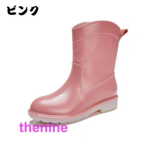 レインブーツ レディース 女性用 柔らかい 長靴 防水 撥水 軽量 軽い ロング かわいい | ブランド登録なし | 08