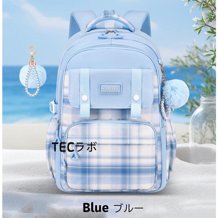 小学生リュック 女の子 キッズ リュック チェック柄 子供 中学生 通学 遠足 韓国 低学年 デイパック 入学 キッズ 女児 子供 リュックサック | ブランド登録なし | 06