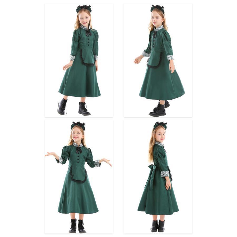 ［ハロウィン コスプレ メイド］洋館メイド [ホーンテッドマンション クラシック 中世 メイド服 コスプレ 2SET ハロウィン イベント 衣装 | ブランド登録なし | 03