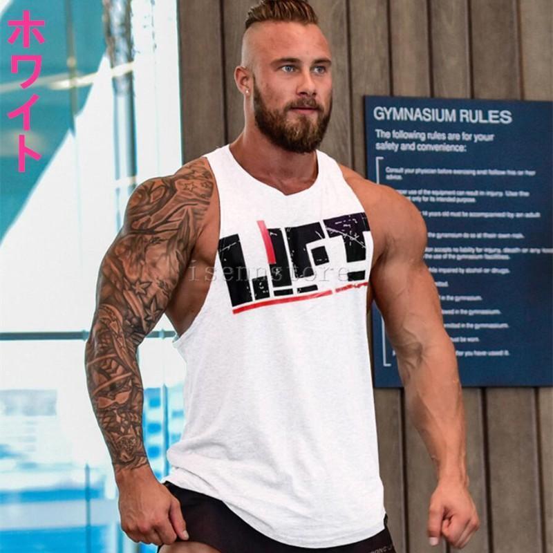 夏 筋トレ フィットネスウェア ノースリーブ トップス メンズ タンクトップ スポーツウエア ジムウェア トレーニング カジュアル 吸汗速乾 男性用 | ブランド登録なし | 01
