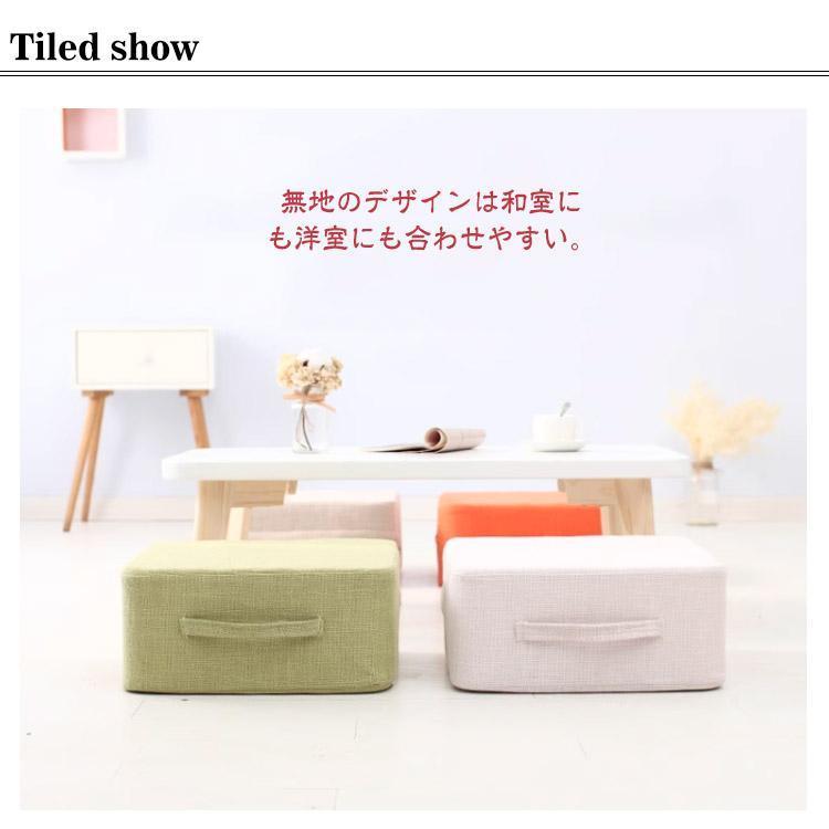 トランポリン クッション 座布団 四角 スクエアクッション 北欧風 40*40*22cm フロアクッション 室内用 厚手 座ぶとん 大判 クッション | ブランド登録なし | 16