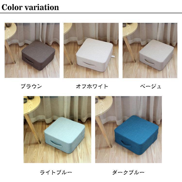 トランポリン クッション 座布団 四角 スクエアクッション 北欧風 40*40*22cm フロアクッション 室内用 厚手 座ぶとん 大判 クッション | ブランド登録なし | 06