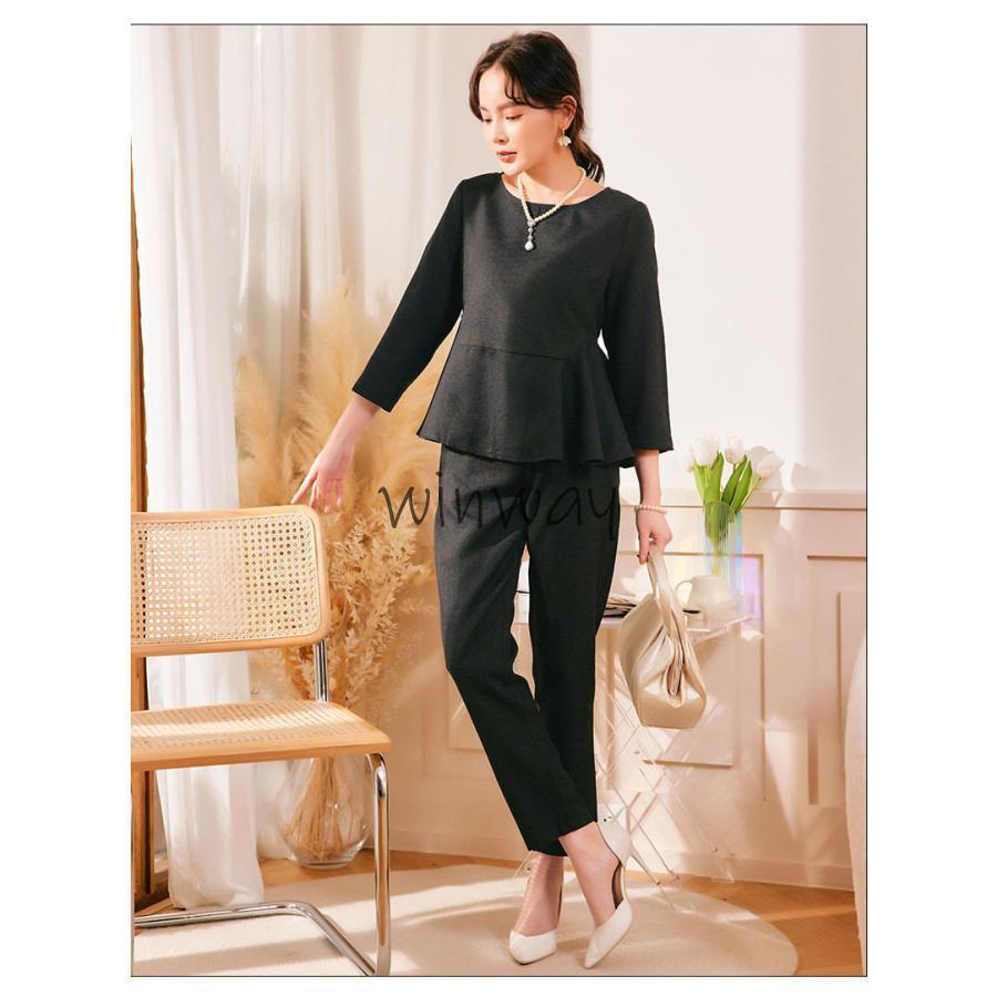 卒業式 服 母 服装 パンツスーツ セレモニースーツ 卒園式 ママ 入学式 スーツ レディース 母親 パンツ 2点セット セットアップ 40代 50代 30代 OL | ブランド登録なし | 13