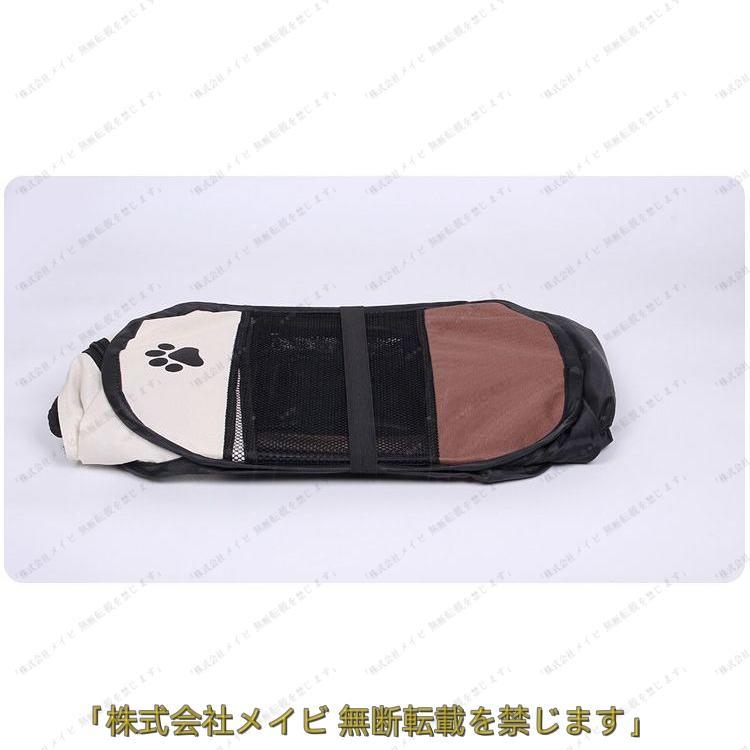 折りたたみサークル ソフトケージ ペットサークル メッシュ 八角形 ファスナー チャック ジッパー アウトドア 持ち運べる 室内用 遊び場 ストレス解消 | ブランド登録なし | 13