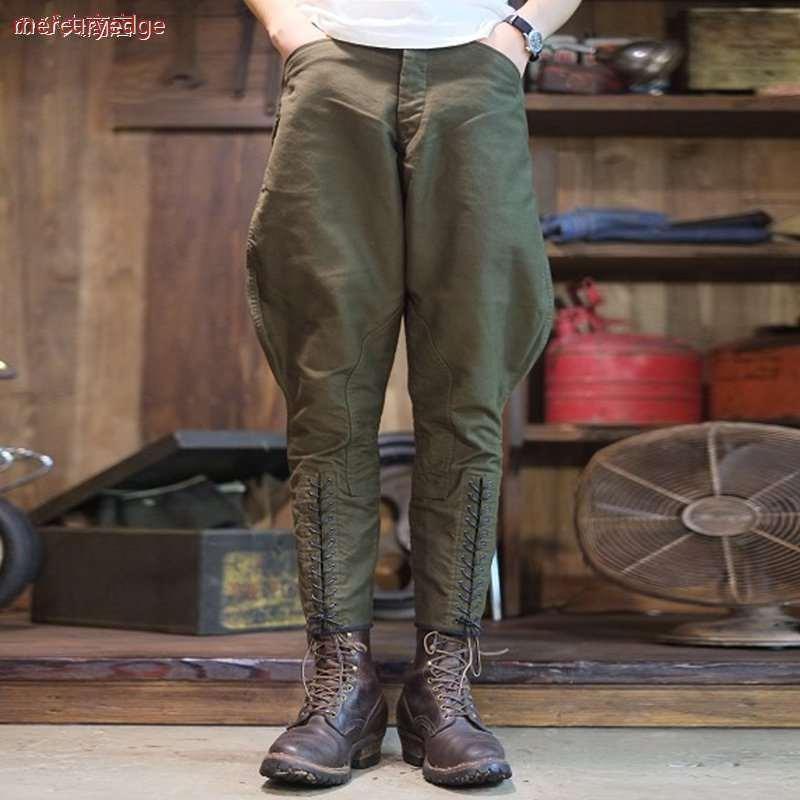メンズ バイクパンツ コットン ジョッパーズパンツ ス モーターサイクルパンツ 軍パン | ブランド登録なし