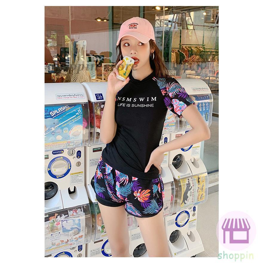 水着 レディース 体型カバー フィットネス水着 セパレート タンキニ 半袖 ショートパンツママ水着 スポーツ 運動 20代 30代 40代 50代 |  | 14