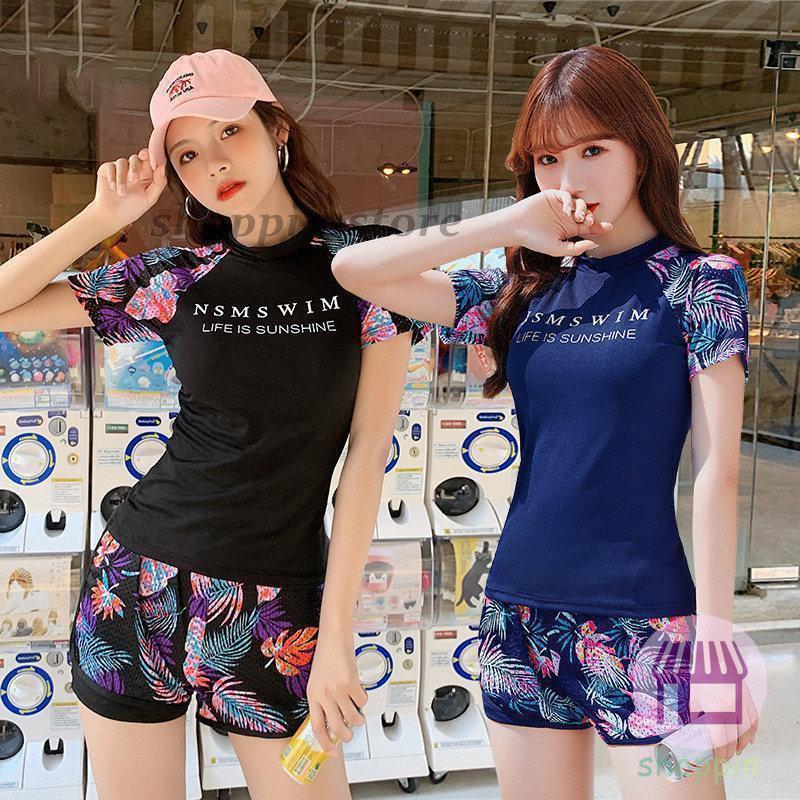 水着 レディース 体型カバー フィットネス水着 セパレート タンキニ 半袖 ショートパンツママ水着 スポーツ 運動 20代 30代 40代 50代 |  | 07