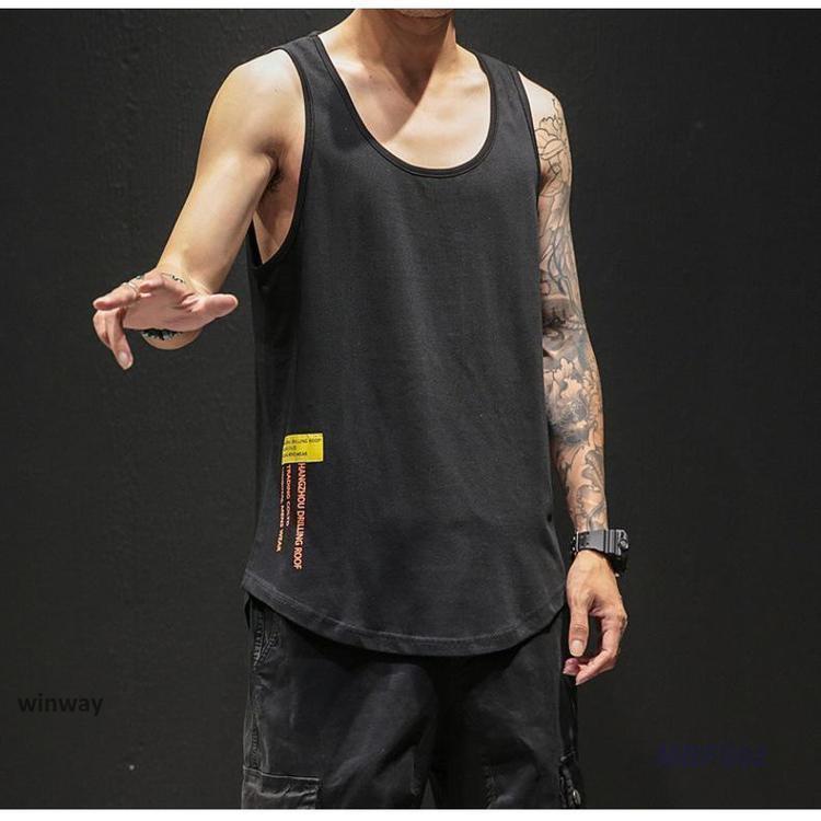 タンクトップ メンズ カジュアル 綿 速乾 筋トレ ロング丈 ジム トレーニング ランニング スポーツ おしゃれ 男性用 夏服 | ブランド登録なし | 10