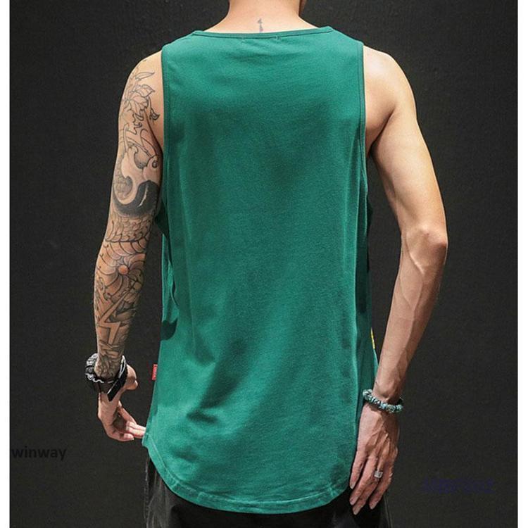 タンクトップ メンズ カジュアル 綿 速乾 筋トレ ロング丈 ジム トレーニング ランニング スポーツ おしゃれ 男性用 夏服 | ブランド登録なし | 12