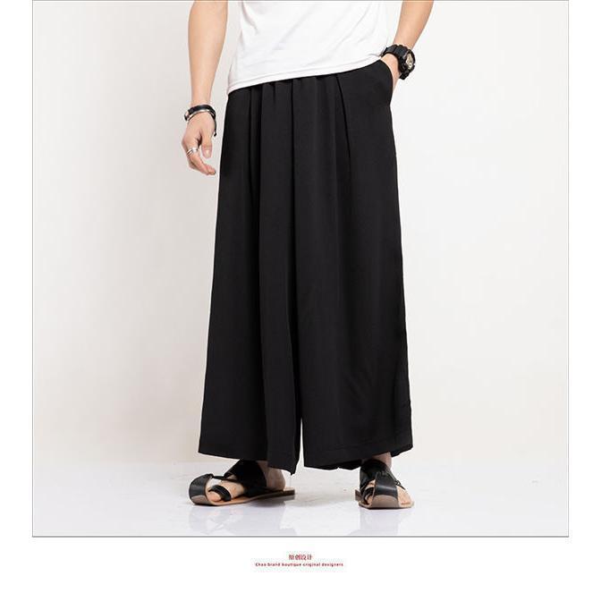 ワイドパンツ メンズ パンツ ガウチョ 夏ズボン カジュアルパンツ 涼しいズボン ガウチョパンツ 太め ゆったり 春夏 |  | 17